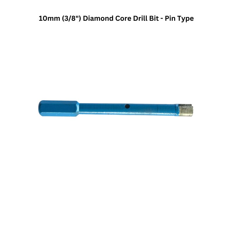 10mm (3/8") Diamond Core Drill Bit - Pin Type 10mm (3/8") Diamond Core Drill Bit - Pin Type