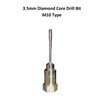 3.5mm Diamond Core Drill Bit - M10 Type 3.5mm Diamond Core Drill Bit - M10 Type